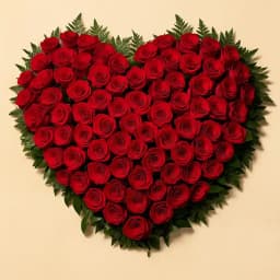 Remarkable 150 Red Roses Heart 1