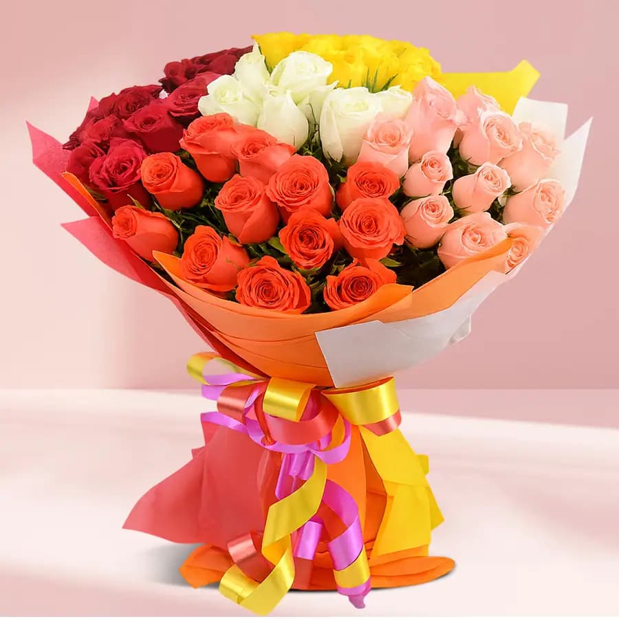 Personal Touch Bouquet of Mixed Roses