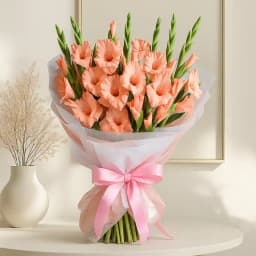 Elegant Pink Gladiolus Bouquet 1