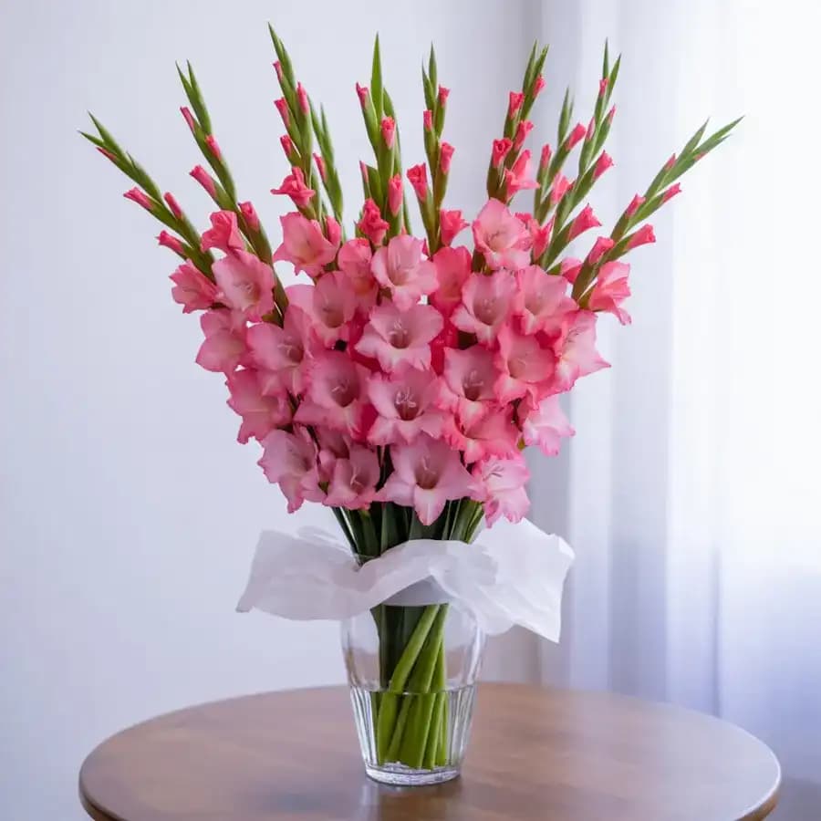 Glorious Gladiolus Bouquet with Cadbury Dairy Milk Silk