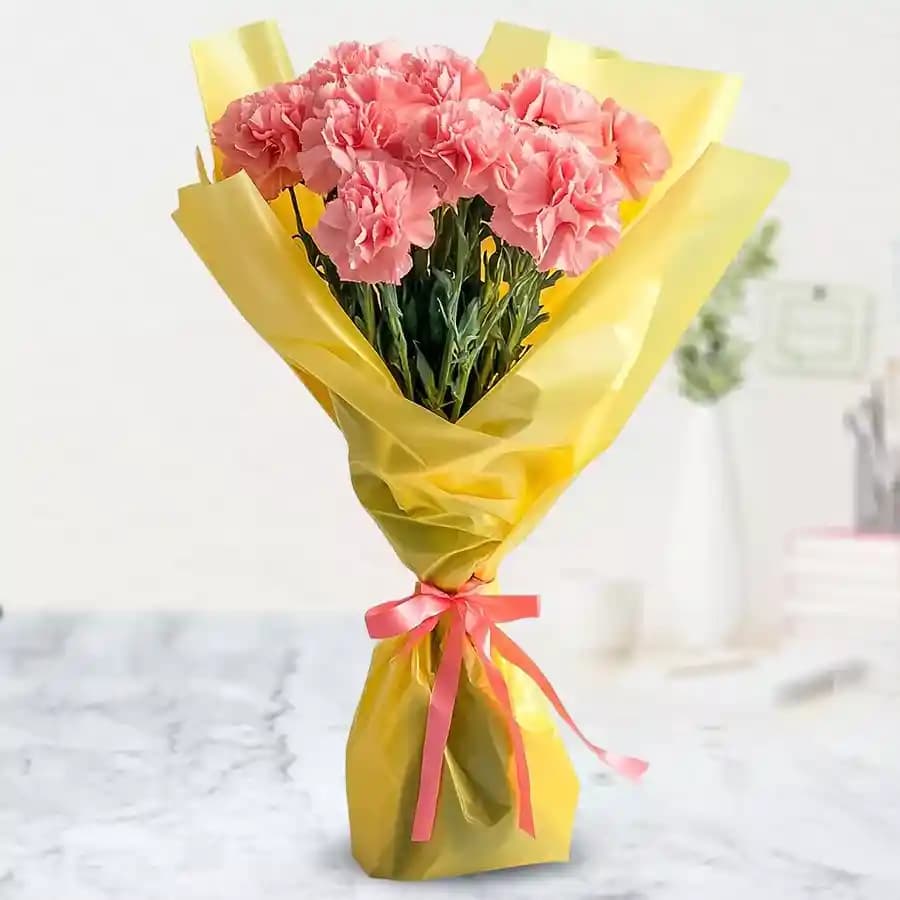 Special Bouquet of Pink Carnations