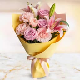 Admiring Mixed Floral Bouquet 1