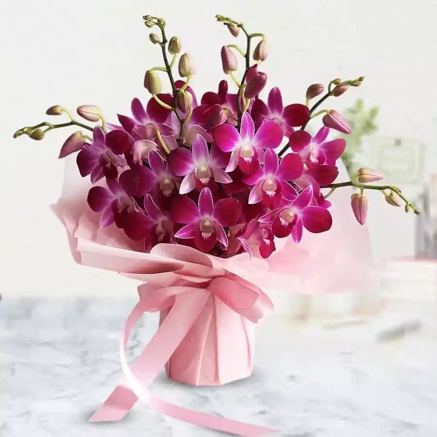 Vibrant Orchids Bouquet