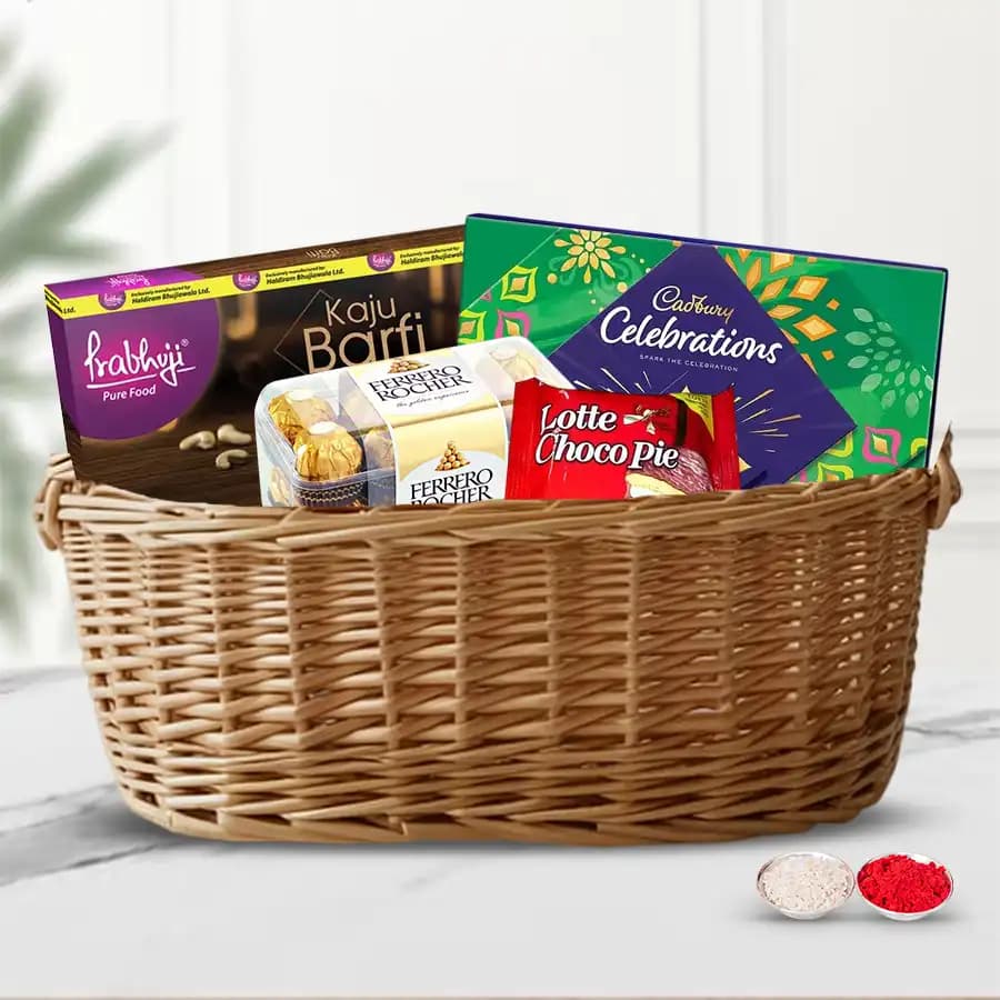 Lovely Assorted Chocolates Gift Basket