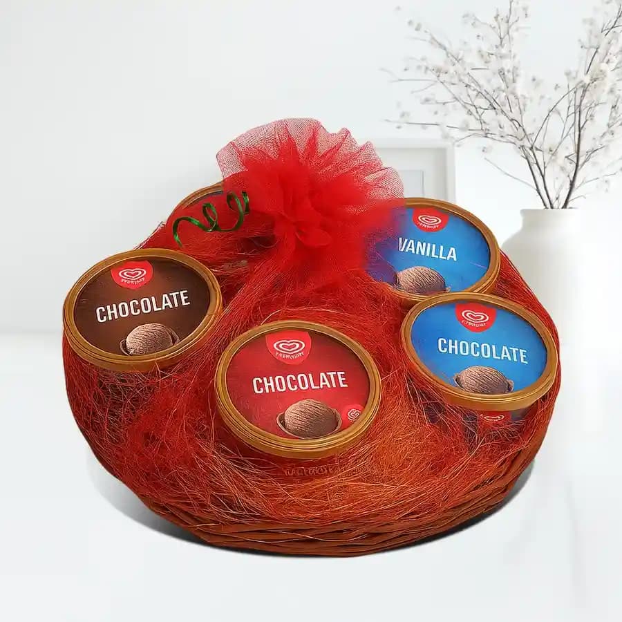 Irresistible Ice Cream Delight Basket