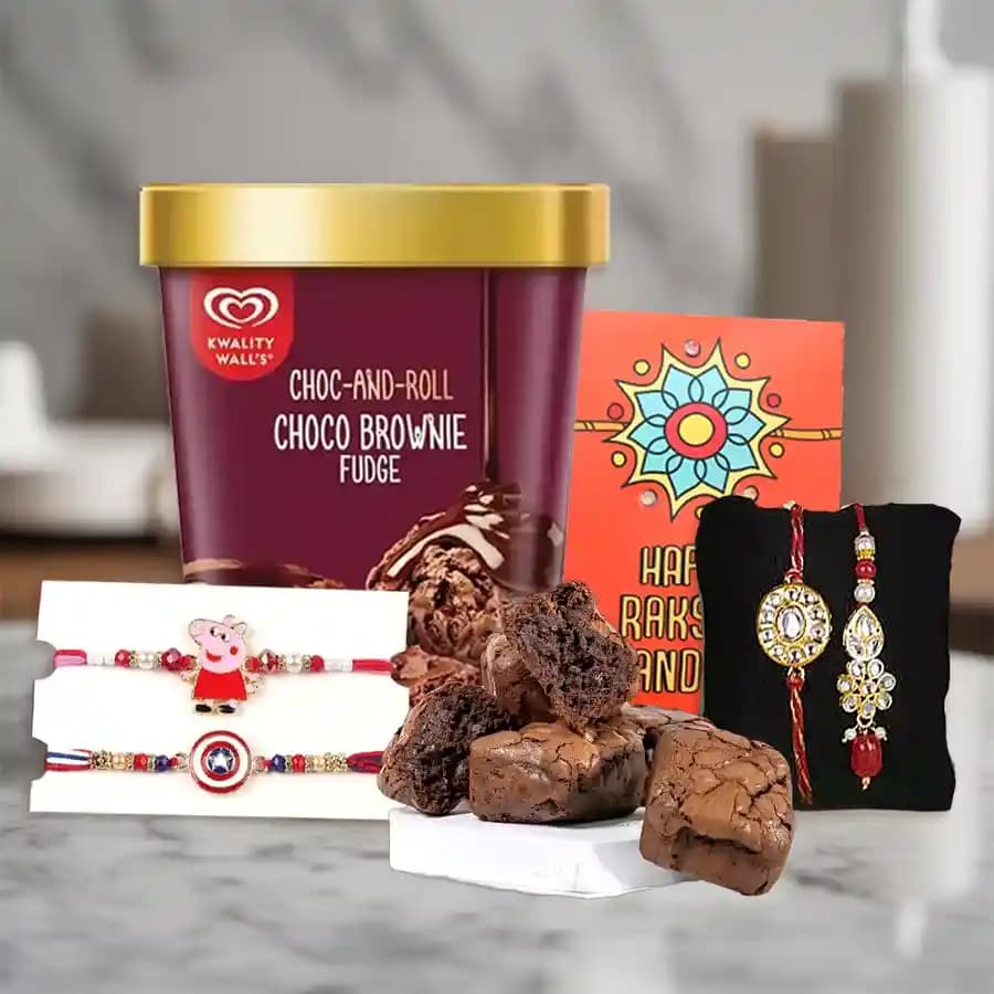 Joyful Family Treats Ice Cream & Brownie Bundle