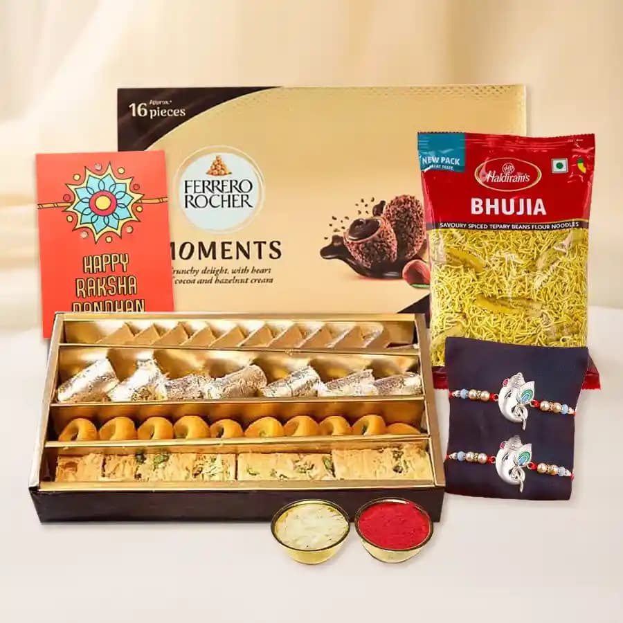 Rakhi Delight with Gourmet Treats