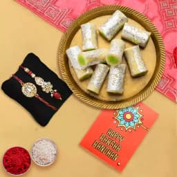 Cherished Bhai Bhabhi Rakhi and Kaju Delight 1