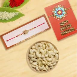 Traditional Rakhi & Gourmet Cashews 1