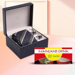 Exclusive Gift Bundle: E-Voucher from Mainland China & Stylish Tie Pin Set 1