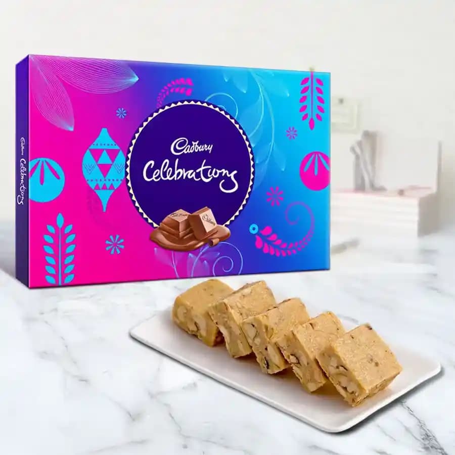 Badam Mewa from Chitale Bandhu Mithaiwale with Cadbury Celebration