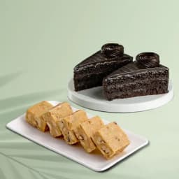 Badam Mewa from Chitale Bandhu Mithaiwale with Chocolate Pastry 1