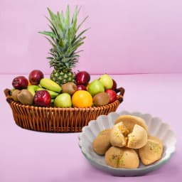 Magical Jolbhora Sandesh from Balaram Mullick N Fresh Fruit Basket Combo 1