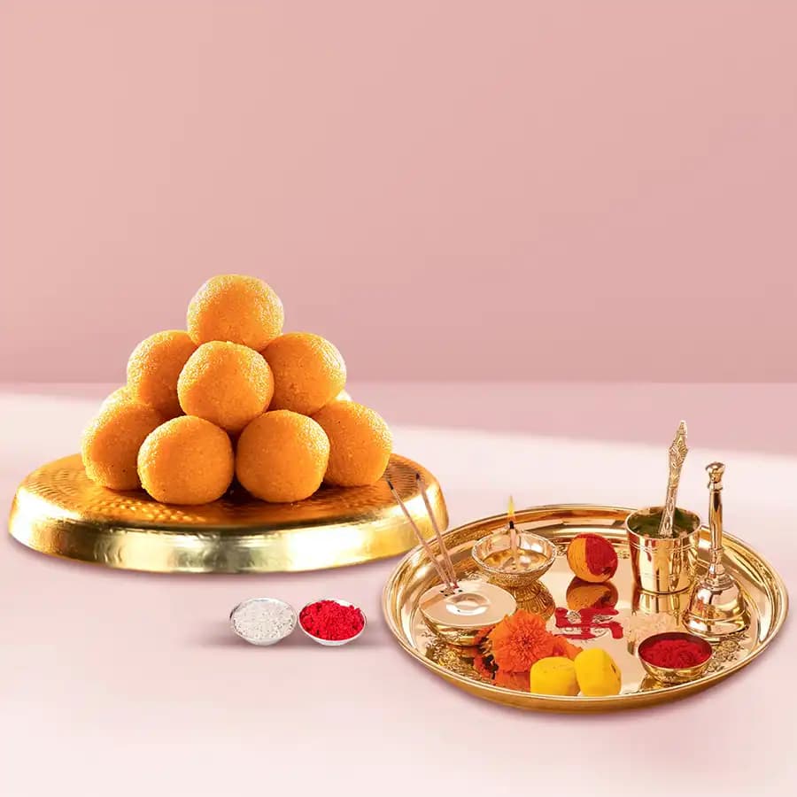 Divine Motichur Ladoo Celebration Set
