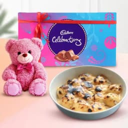Baked Rasgulla from Balaram Mullick with Teddy N Cadbury Celebration 1