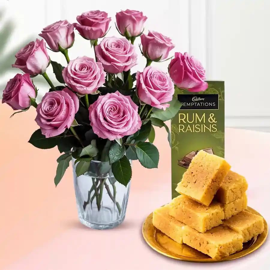 Roses Elegance N Gourmet Treats