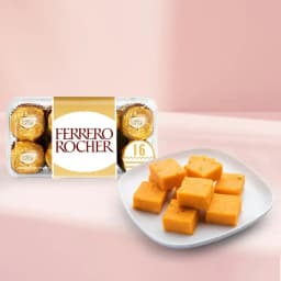 Orange Masti from Chitale Bandhu Mithaiwale with Ferrero Rocher 1