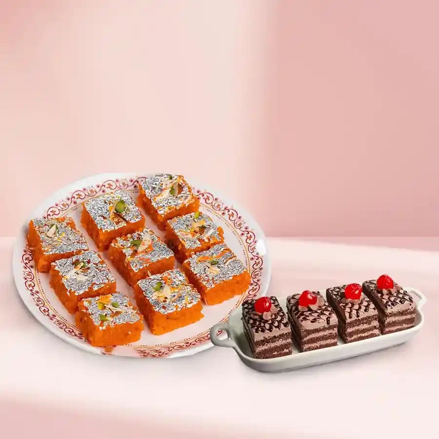 Orange Masti from Chitale Bandhu Mithaiwale with Chocolate Pastry