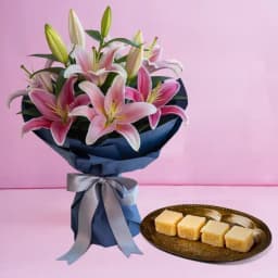 Oriental Lilies N Coconut Kalakand Indulgence 1
