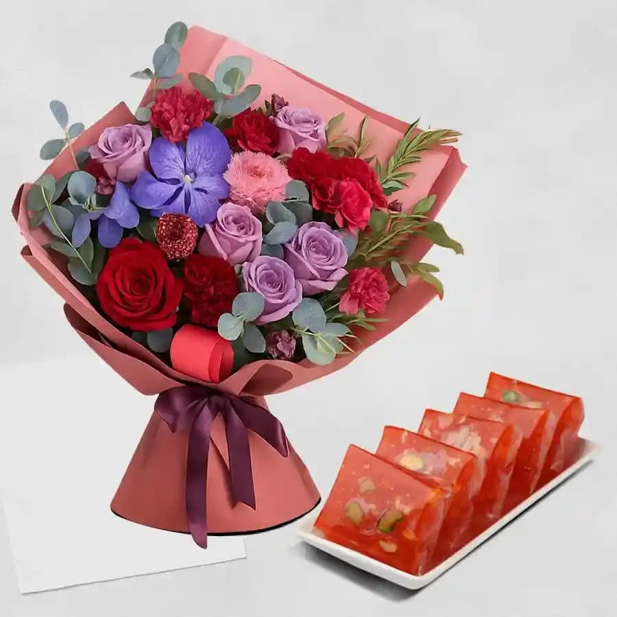 Floral Symphony N Bombay Halwa Treat