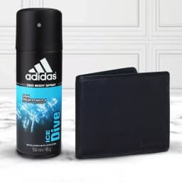 Exquisite Addidas Deo with Richborn Leather Wallet 1
