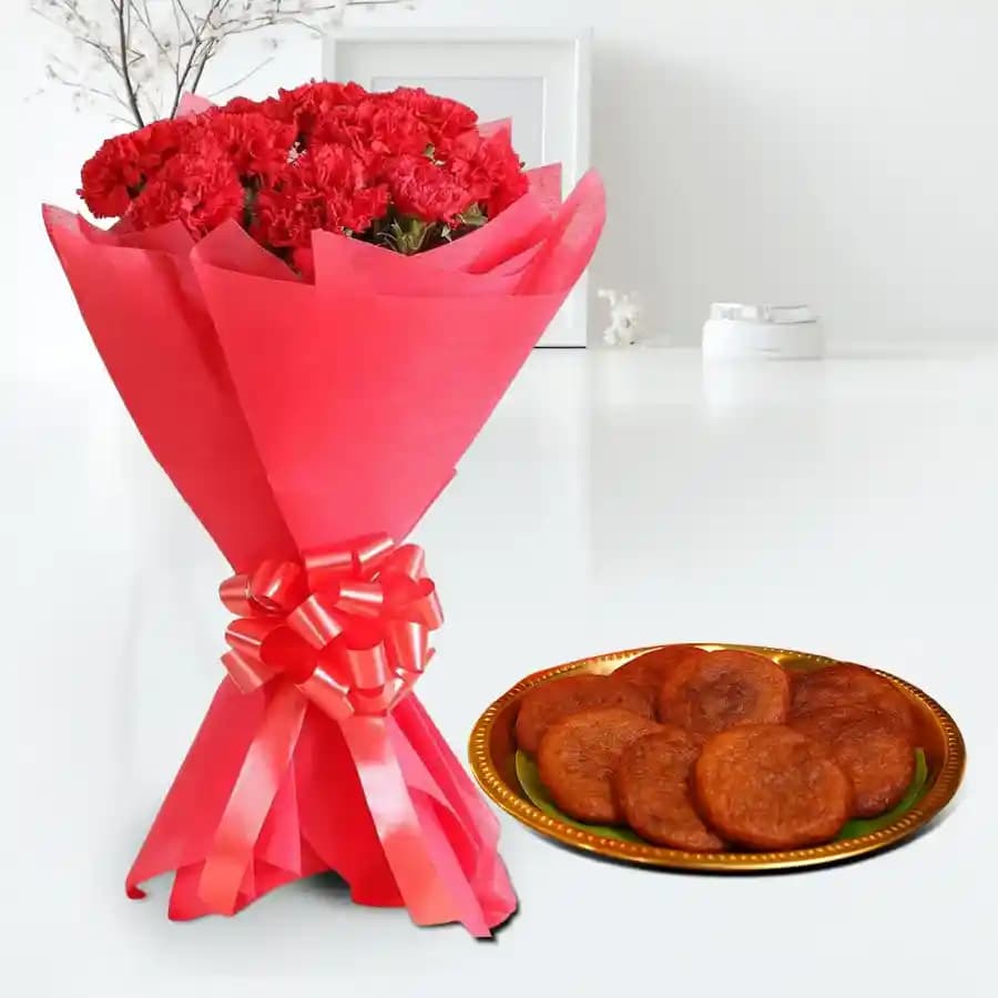 Carnations N Chandrakala Indulgence