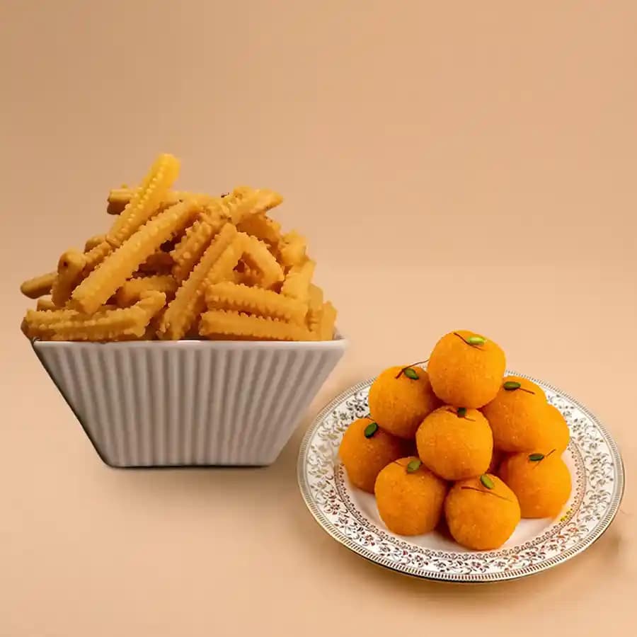 Laddus N Crunchy Murukulu Treat