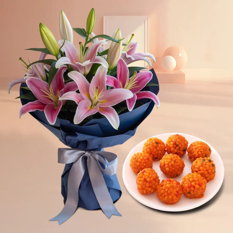 Lilies N Sahi Laddu Combo