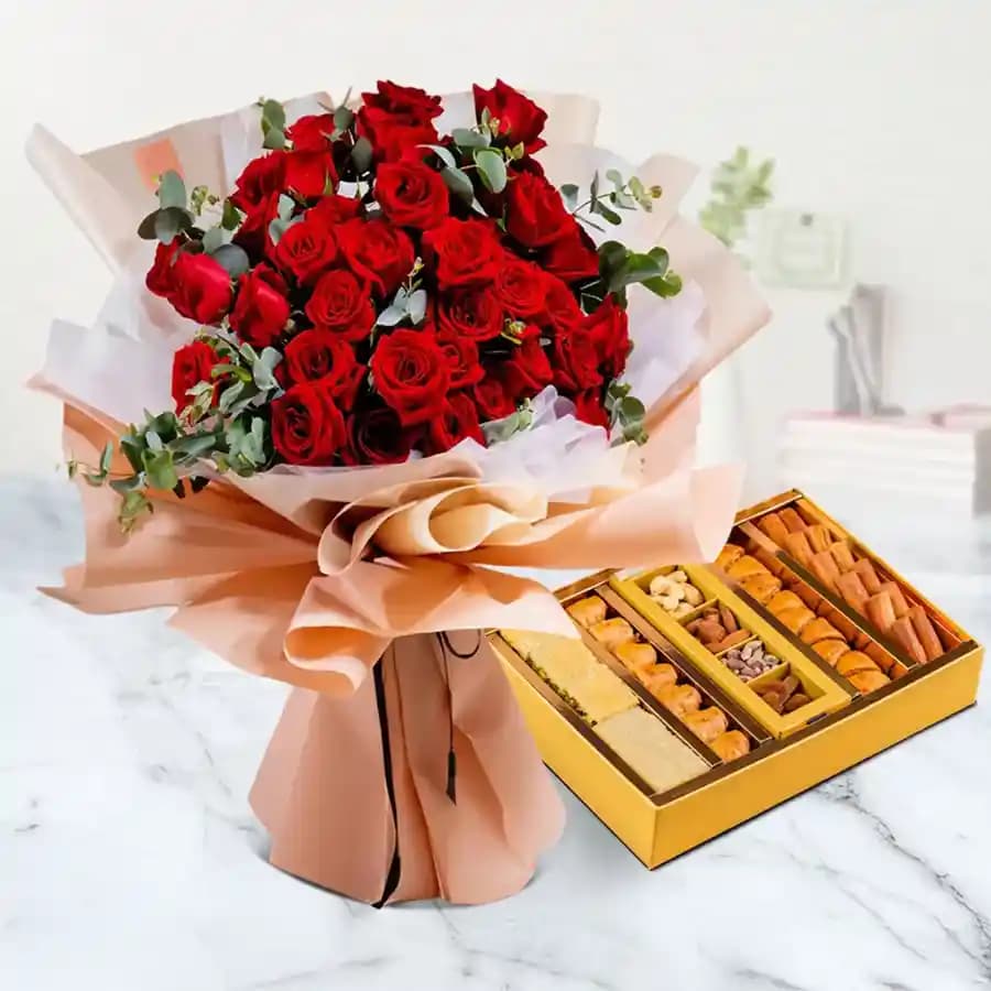 Red Roses N Sweets Harmony