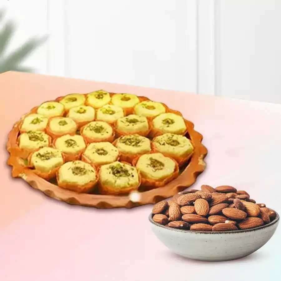 Immunity Sandesh from Balaram Mullick with Crunchy Almonds