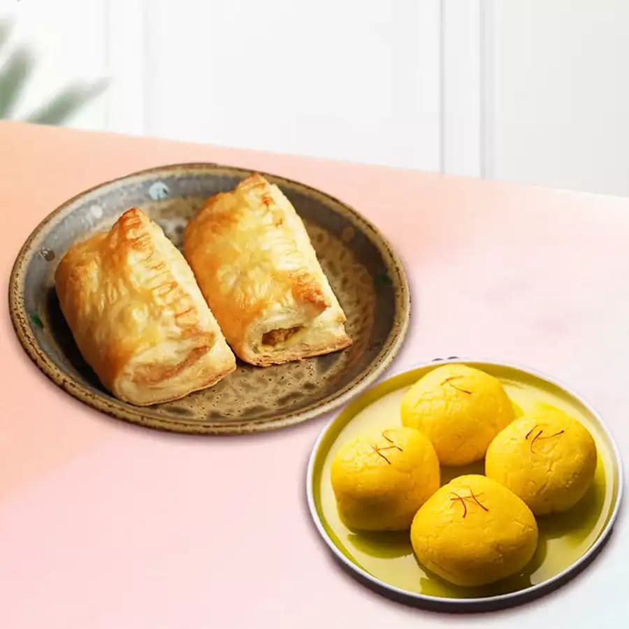Raj Bhog N Veg Puff Duo