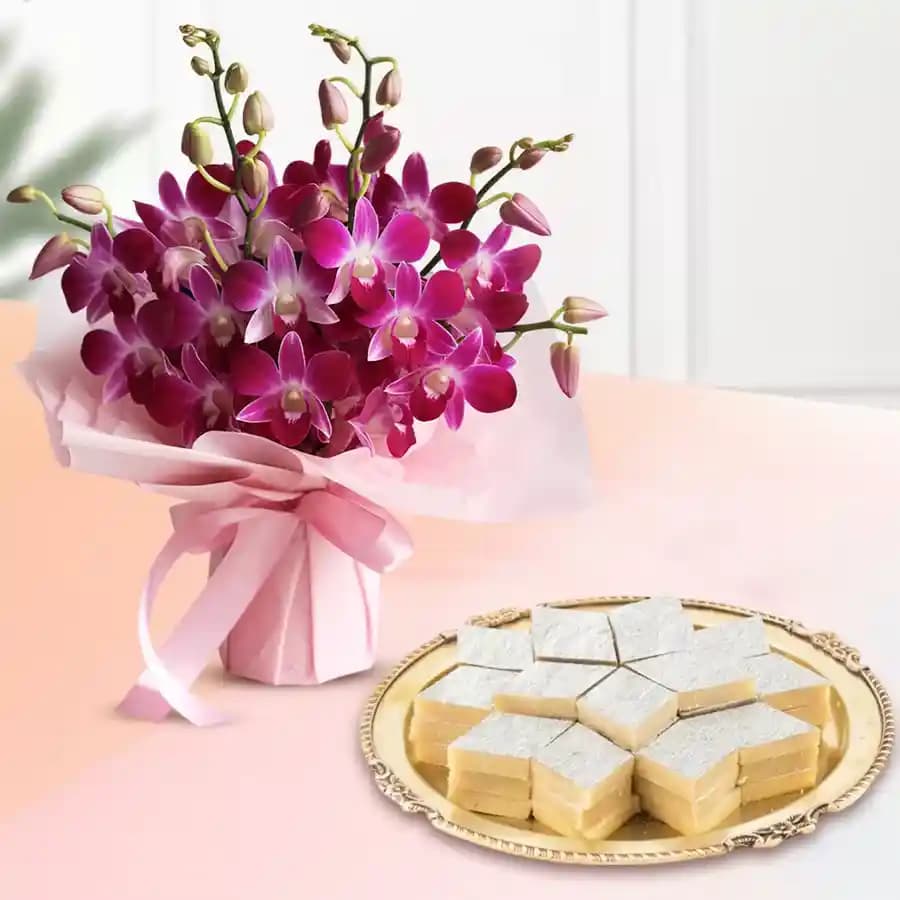 Orchid Elegance N Kaju Katli