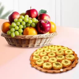 Immunity Sandesh from Balaram Mullick with Fresh Fruit Basket 1