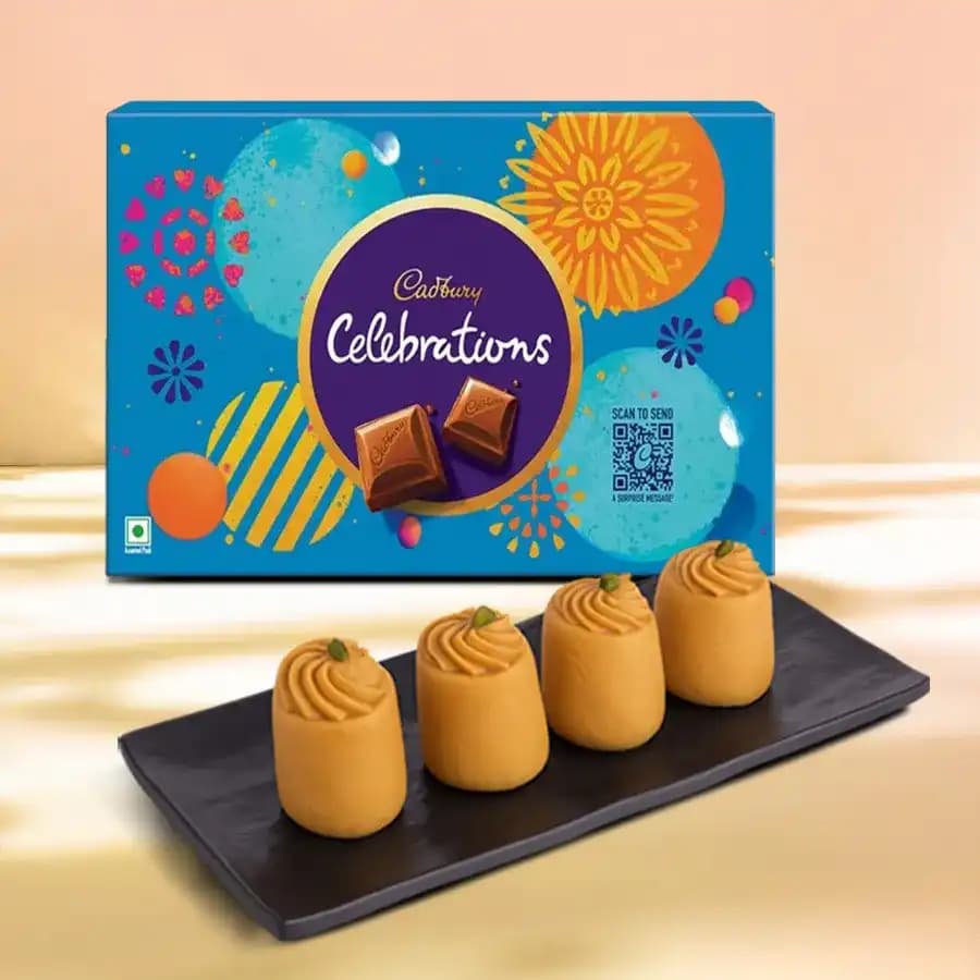 Nolen Gurer Maharani Sandesh from Ganguram with Cadbury Celebration
