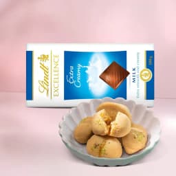 Nolen Gurer Jalbhara Sandesh from Ganguram with Lindt Excellence Chocolate 1