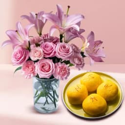 Floral Elegance N Raj Bhog Combo 1