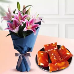 Blushing Lilies N Bombay Halwa Duo 1