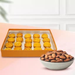 Baked Badam Jalebi from Ganguram with Crunchy Almonds 1