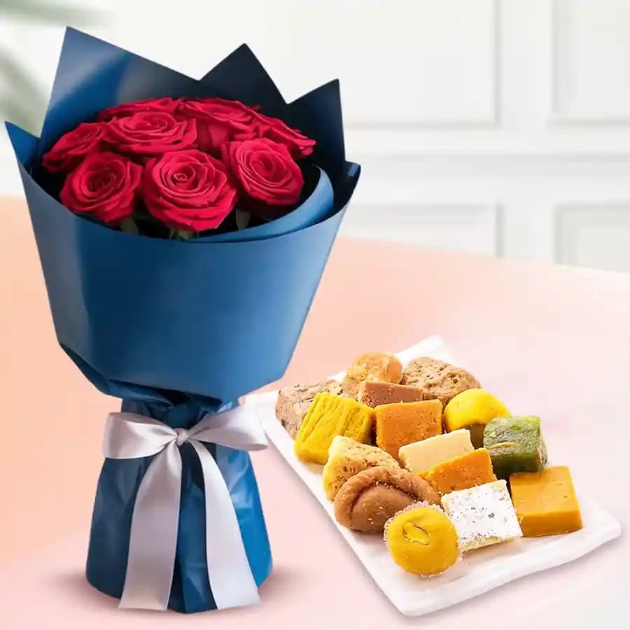 Romantic Roses N Sweet Temptations