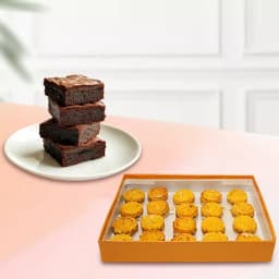 Baked Badam Jalebi from Ganguram with Brownies 1