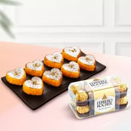 Motipaan from Ganguram with Ferrero Rocher 1