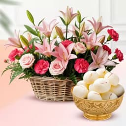 Floral Elegance N Rasgulla Delight 1
