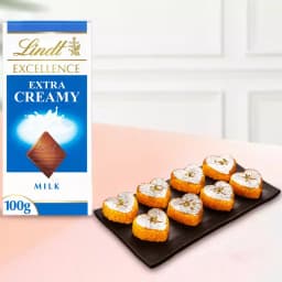 Motipaan from Ganguram with Lindt Excellence Chocolate Bar 1