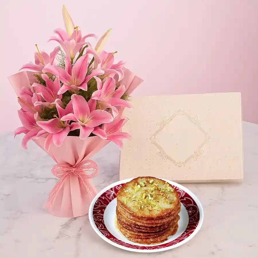 Lilies N Malpua Delight