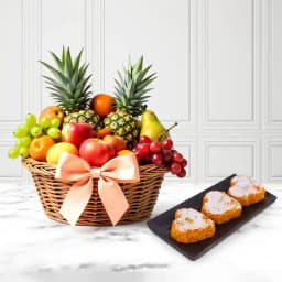 Motipaan from Ganguram with Fresh Fruit Basket 1