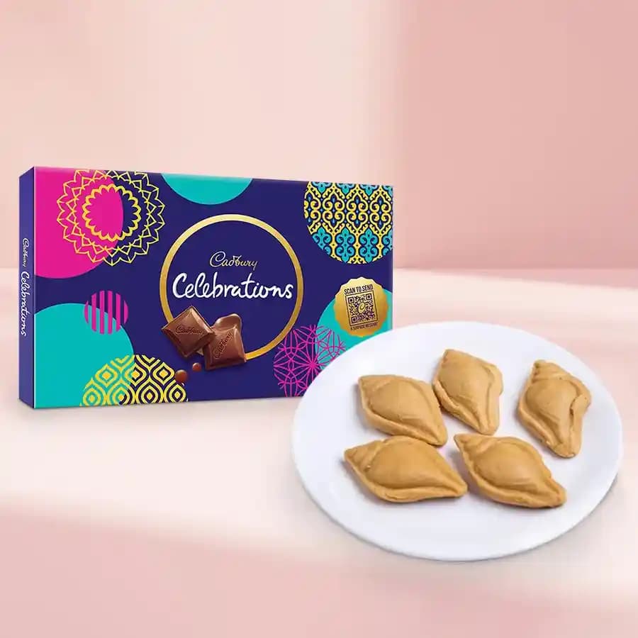 Nolen Gurer Shankh Sandesh from Ganguram with Cadbury Celebration