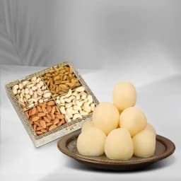 Canned Rossogolla from K.C.Das with Assorted Dry Fruits 1