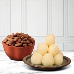 Canned Rossogolla from K.C.Das with Crunchy Almonds 1
