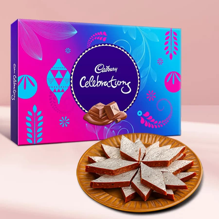 Anjeer Katli from Mithas Delicious Sweets with Cadbury Celebration