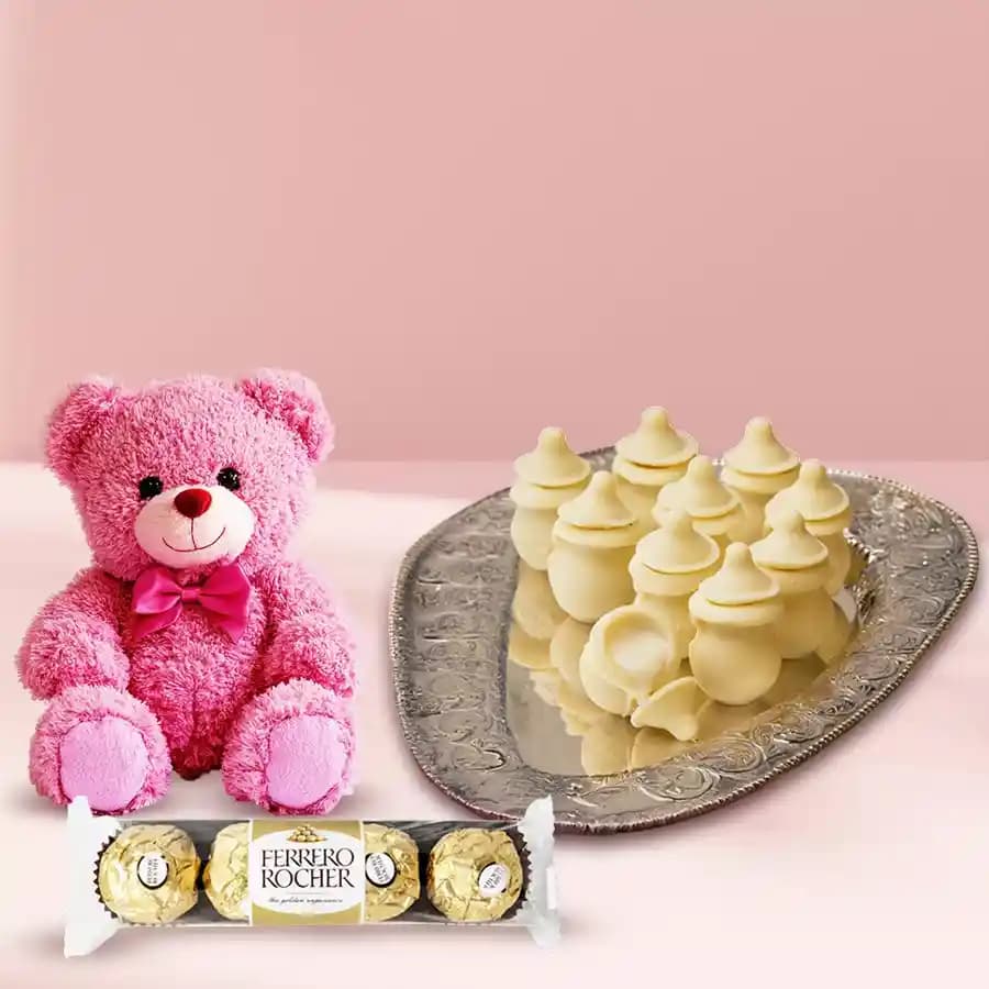 Amrita Kumbha from K.C.Das with Teddy N Ferrero Rocher